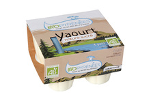 Yaourt des Pyrénées nature sucré BIO